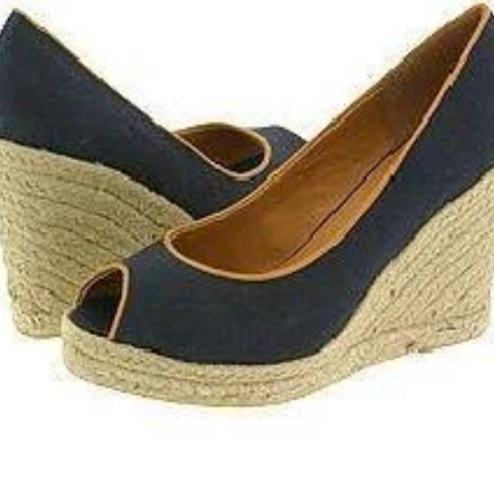 Steve Madden Blue Espadrille Wedge